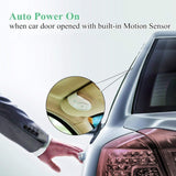 Bluetooth Speakers for Car Motion AUTO-ON, Wireless in-car Speakerphone, Bluetooth 4.1 Hands-Free Visor Car Kit Stereo Music Receiver for Safely Driving with Siri, Google Assistant Voice Command