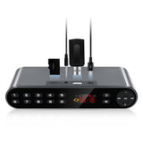 Antimi Bluetooth Speaker,FM Radio Player,MP3 Player Stereo Portable Wireless Speaker Drivers with HD Sound, Built-in Microphone, High Definition Audio and Enhanced Bass(Black)