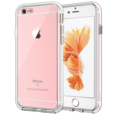 JETech Case for Apple iPhone 6 Plus and iPhone 6s Plus 5.5-Inch, Shock-Absorption Bumper Cover, Anti-Scratch Clear Back, HD Clear