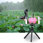 Apexel 5 in 1 Camera Lens Kit - Telephoto + Fisheye + Wide Angle & Macro + Wireless Shutter with Mini Tripod + Phone Holder for iPhone X/8/7/6/6s Plus Samsung Galaxy S8/S7 Plus Andriod Phone