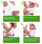 H-Art FDA Certified Foot Pads, 2in1 (20pcs) - Pain Relief, Antistress, Body Cleansing and Sleep Better - 100% Organic Foot Patches - New 2019 Formula