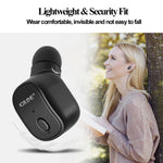 Mini Bluetooth Headphone, Wireless Invisible Headphone [10 Hours Music Time ],Single Mini Bluetooth Earbud Compatible for iOS Samsung Android Smart Phones