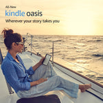 Kindle Oasis E-reader – Champagne Gold, 7" High-Resolution Display (300 ppi), Waterproof, Built-In Audible, 32 GB, Wi-Fi - with Special Offers