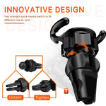 FITFORT Universal Air Vent Car Mount - 360° Rotation Clip Car Mount Phone Holder with Adjustable Switch Lock for All Smartphones GPS Navigation