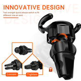 FITFORT Universal Air Vent Car Mount - 360° Rotation Clip Car Mount Phone Holder with Adjustable Switch Lock for All Smartphones GPS Navigation