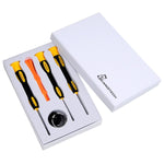 Repair Kit with Tools for All iPhone (4-XS Max), Samsung Galaxy, Note - Magnetic Screwdriver Tool Set for Cell Phones and Mobile Devices - Fix iPhone Screen, Battery with ScandiTech Toolkit