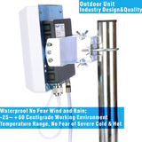 SolidRF 2nd Version Cell Phone Signal Booster Tri-Band Verizon 4G LTE Cellular Booster AT&T Verizon T-Mobile Sprint 2G/3G for Home Supports 5,000 Sq Ft All Carriers