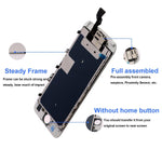 for iPhone 6S Plus Screen Replacement 5.5 inch- White, with Front Camera, Earspeaker - MAFIX Full Assembly LCD Display Digitizer 3D Touch Screen Kit with Repair Tools and Glass Protector