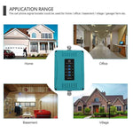 Home Cell Phone Signal Booster for All Carriers 3G 4G LTE - Multi Band Mobile Phone Repeater with 2 Antennas Boost Verizon AT&T Voice and Data Signal Up to 4,500Sq Ft (Band 2/4/5/12/13/17)