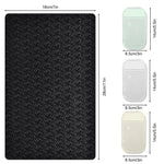 AFUNTA 4 PCS Anti-Slip Car Dash Sticky Pads, 2 Size Heat Resistant Non-Slip Mats, Dashboard Cell Phone Mount Holder Mats, Reusable after Washing off Dust