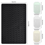 AFUNTA 4 PCS Anti-Slip Car Dash Sticky Pads, 2 Size Heat Resistant Non-Slip Mats, Dashboard Cell Phone Mount Holder Mats, Reusable after Washing off Dust
