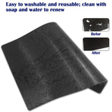 AFUNTA 4 PCS Anti-Slip Car Dash Sticky Pads, 2 Size Heat Resistant Non-Slip Mats, Dashboard Cell Phone Mount Holder Mats, Reusable after Washing off Dust