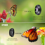 AMIR Phone Camera Lens, 0.6X Super Wide Angle Lens + 15X Macro Lens for iPhone Lens Kit, 2 in 1 Clip-On Cell Phone Camera Lens for iPhone 8, X, 7, 7 Plus, 6s, 6, Samsung, Other Smartphones