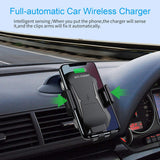 Proker Wireless Car Charger Mount, Automatic 10W Qi Fast Charging Car Phone Holder Dashboard Air Vent Compatible Samsung Galaxy S8/S8+/ S9/S9+/S7/S7 Edge, iPhone 8/ 8Plus/X/XS/XS Max