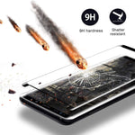 [2 Pack] Galaxy Note8 Screen Protector,Wtbone [3D Curved Edge][Case Friendly] Ultra Clear 9H Hardness Tempered Glass Screen Protector Bubble-Free Film Compatible Samsung Galaxy Note 8 2017, Black