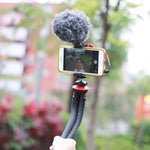 ULANZI Metal Phone Tripod Mount with Hot Shoe Mount Smartphone Video Rig Tripod Mount Adapter