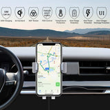 Wireless Car Charger Mount, 7.5W /10W Qi Fast Charging, Auto-Clamping Dashboard & Air Vent Phone Holder, Compatible Samsung Galaxy S10/S9/S9+/S8/S8+/S7/S6 Edge/Note 9/8 iPhone Xs Max/Xs/XR/X/8/8 Plus