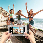 YOSH Waterproof Phone Pouch Universal Waterproof Phone Case Cell Phone Dry Bag Pouch Compatible with iPhone Xs Max XR Xs X 8 7 6 6s Plus Galaxy S9 S8 S7 Edge Pixel 3 2 XL up to 6.5" (Clear)