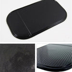 Funrarity Magic Anti-slip Non-slip Mat Car Dashboard Adhesive Mat Sticky Pad for Cell Phone Cd Electronic Devices Phone Pad Black (Pack of 5)