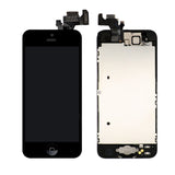 for iPhone 5 Screen Replacement with Home Button, Black - MAFIX Full Pre-Assembly LCD Display Digitizer Touch Screen Tool Kits for Model A1428/A1429/A1442