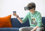 MERGE AR/VR Headset - Augmented and Virtual Reality Goggles, 300+ Experiences, STEM Product, Works with iPhone or Android (Pulsar Purple)