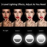 Selfie Ring Light, 2 Pack Rechargable 36 LED Natural Light Lighting Clip On Phone Tablet Laptop Photography Phone Camera Photos Video by BOIROS