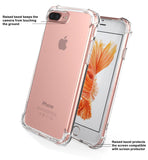 for iPhone 7 Plus Case, for iPhone 8 Plus Case, Matone Crystal Clear Shock Absorption Technology Bumper Soft TPU Cover Case for iPhone 7 Plus (2016)/iPhone 8 Plus (2017) - Clear