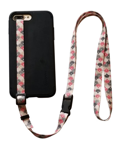 foneleash 3 in 1 Universal Cell Phone Lanyard Neck Wrist and Hand Strap Tether (Oriental 2.0)
