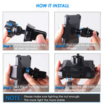 WiLEES Automatic Qi Wireless Car Charger Mount Infrared Induction Car Phone Holder for iPhone Xs Max X XR 8 Plus, Samsung Galaxy S9 S8 Plus Edge Note 9 Includes Dual Charger