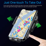 Proker Wireless Car Charger Mount, Automatic 10W Qi Fast Charging Car Phone Holder Dashboard Air Vent Compatible Samsung Galaxy S8/S8+/ S9/S9+/S7/S7 Edge, iPhone 8/ 8Plus/X/XS/XS Max