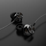 Betron BS10 Earphones Headphones, Powerful Bass Driven Sound, 12mm Large Drivers, Ergonomic Design with Remote Control and Microphone for iPhone, iPad, iPod, Samsung (Black)