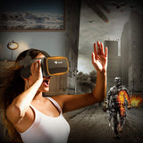VeeR VR Falcon Headset with Controller, Universal Virtual Reality Goggles to Comfortable Watch 360 Movies for Android, Samsung Galaxy S9 & Note 9, Huawei and iPhone XR & Xs Max