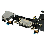 Afeax Compatible with OEM Original USB Charging Port Dock Connector Flex Cable + Microphone + Headphone Audio Jack Replacement Part for iPhone 6S 4.7" Grey