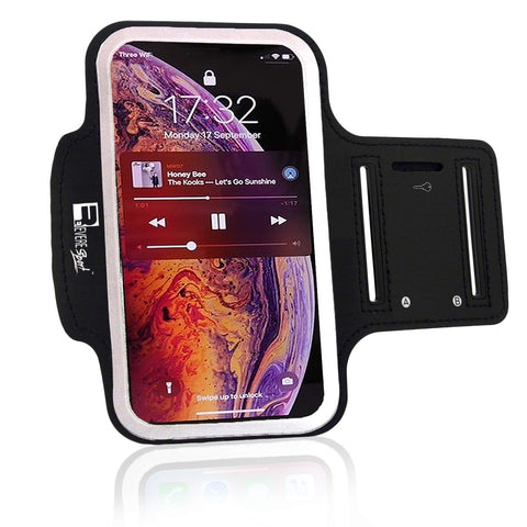 RevereSport iPhone Xs Armband. Sports Phone Arm Case Holder for Running, Gym Workouts & Exercise