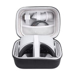 Esimen Hard Travel Case for Oculus Go Virtual Reality Headset and Controllers Accessories Carry Bag Protective Storage Box (Black+Gray)