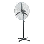 Abanico de pedestal industrial 30" 3 velocidades 240w (negro/plateado), Westinghouse