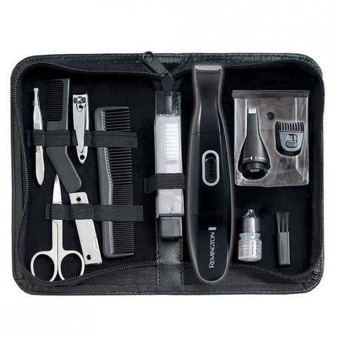 Marca: REMINGTON, MÁQUINAS PARA CORTAR CABELLO, KIT DE CORTE PARA VIAJAR REMINGTON TLG100 15 PIEZAS
