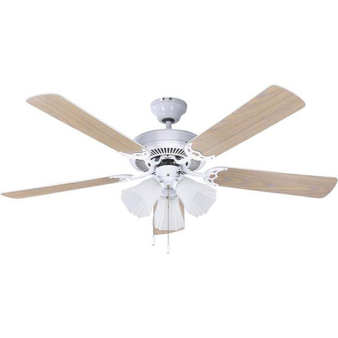 Abanico de techo de 52" sherwood blanco, Home impressions