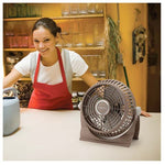 Lasko Brown 10 Abanico Aspas aerodinamicas 2 vel Cabezal giratorio