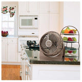 Lasko Brown 10 Abanico Aspas aerodinamicas 2 vel Cabezal giratorio