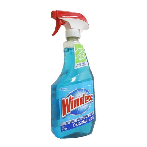 Limpiador de vidrio windex de 23oz, Johnson
