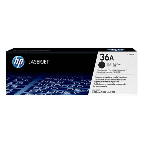Marca: HP, CONSUMIBLES PARA IMPRESIÓN, Tóner HP 36A Negro Laserjet Original (CB436A)