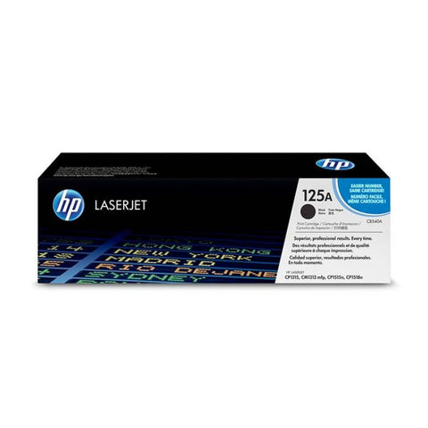 Marca: HP, CONSUMIBLES PARA IMPRESIÓN, Tóner HP 125A Negro Laserjet Original (CB540A)
