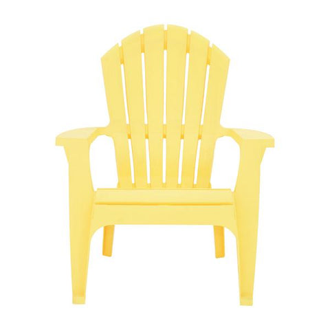 Silla estilo adirondack color amarilla