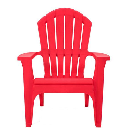 Silla estilo adirondack rojo