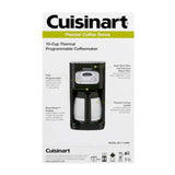 Cafetera programable Cuisinart 10 tazas clásico térmico – Negro