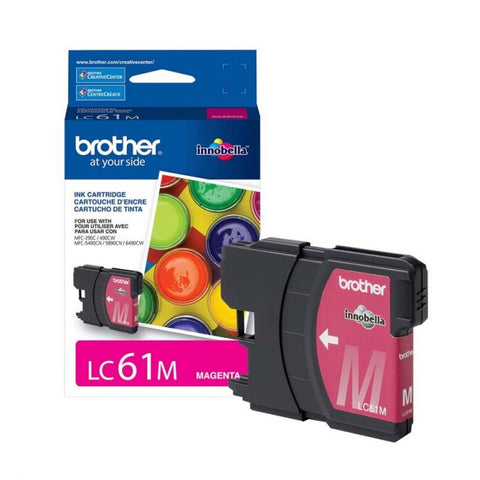 Cartucho de tinta Brother Innobella LC61M Magenta 325 Páginas