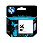 Marca: HP, CONSUMIBLES PARA IMPRESIÓN, Cartucho de tinta HP 60 negra Original (CC640WL)
