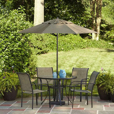 Set de comedor para terraza barlett de 6 piezas