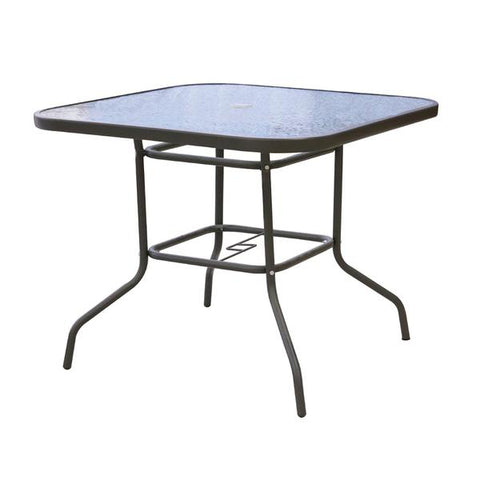 Mesa de vidrio estilo cuadrada